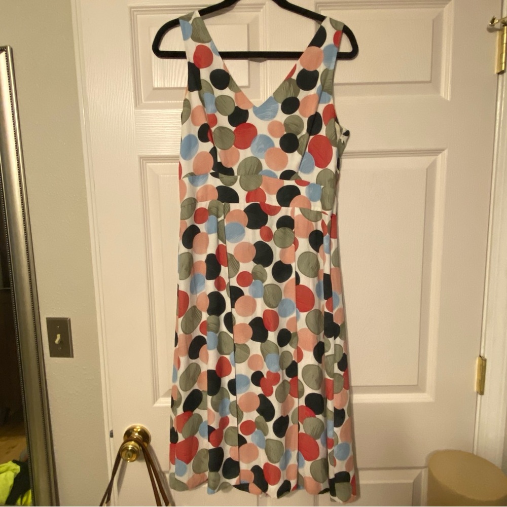 Anne Klein Pink and Blue Sleeveless Sundress